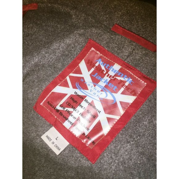 Red WEATHERTECH Jacket Mens LARGE Winter Skiing Water Repellant - Picture 2 of 11